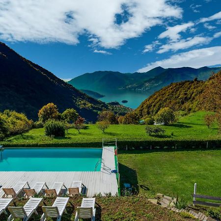 In A Green And Relaxing Atmosphere With Pool And Stunning Lake View Villa Marone Eksteriør billede