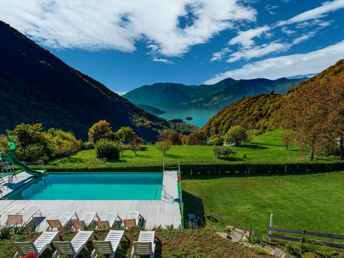 In A Green And Relaxing Atmosphere With Pool And Stunning Lake View Villa Marone Eksteriør billede